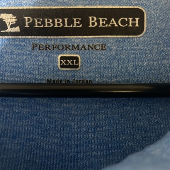 Pebble Beach brand XXL  Men’s top with long sleeves  zip neck  Like New - Picture 2 of 5